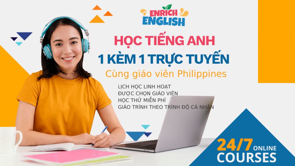 Enrich English Hoc tieng Anh 1 kem 1 truc tuyen